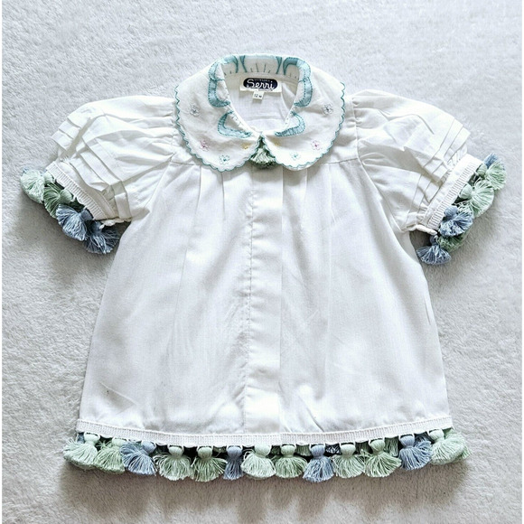 baby girl's SERRI boutique heirloom smocked special occasion